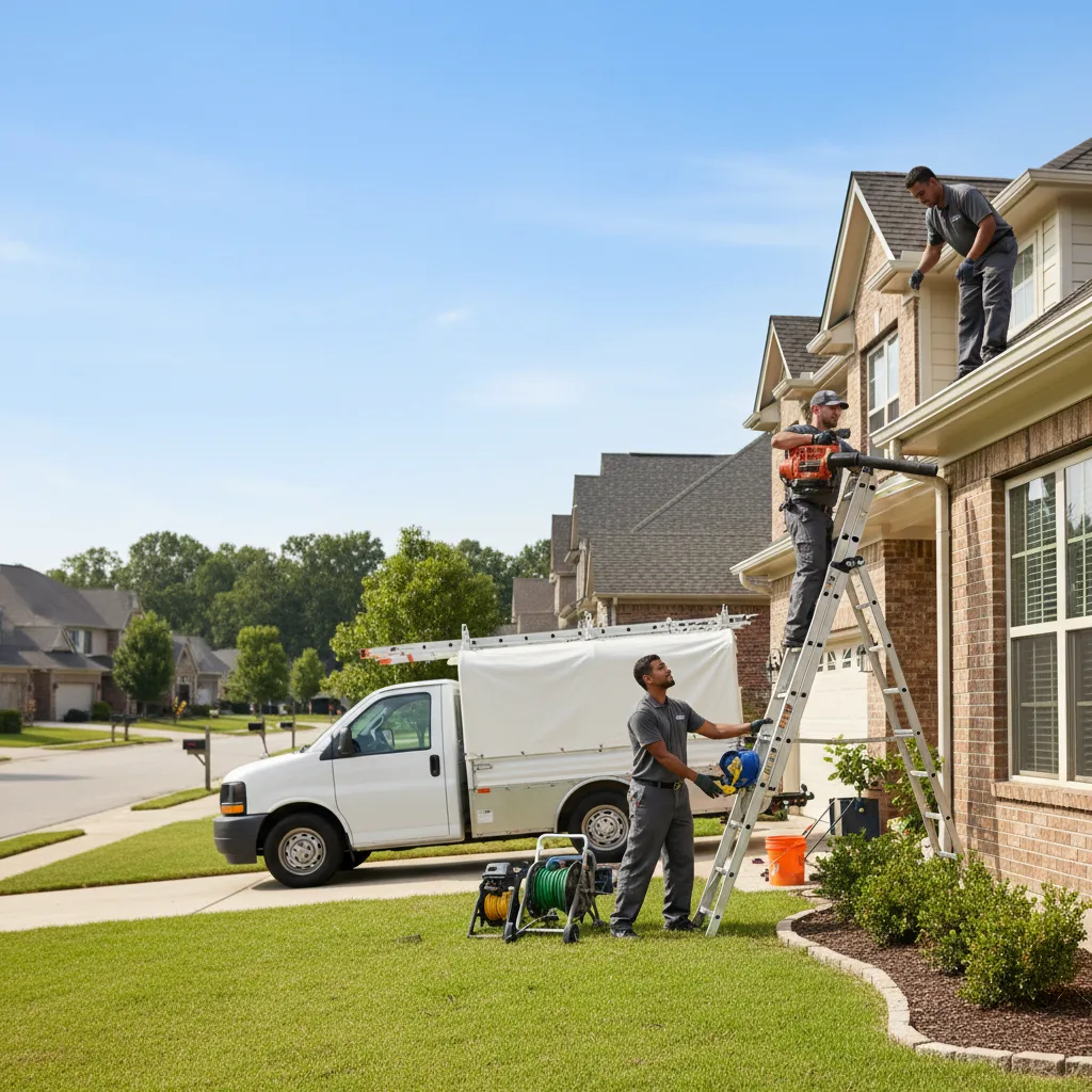 Home Gutter Service in Harristown, IL near me